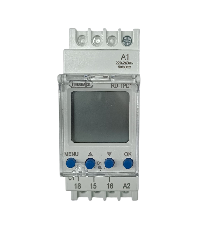 Interrupteur horaire hebdomadaire TPD1