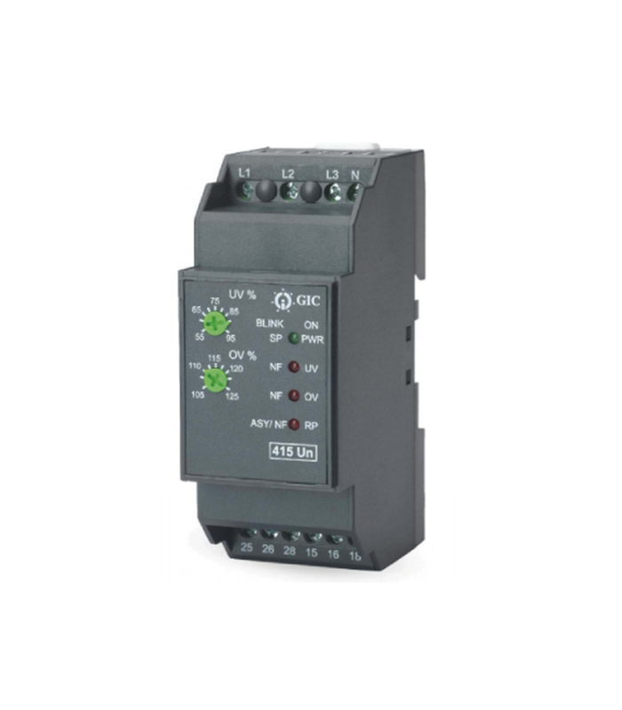 Relais de contrôle de réseaux triphasés MAC04D0100 GIC – Image 2