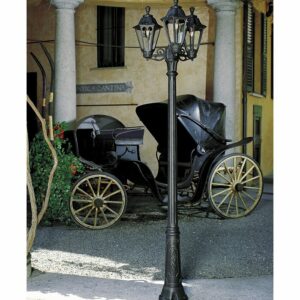 Poteau Eclairage 2.5m 3L RICU BISSO/RUT