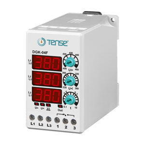 Relais de contrôle de tension triphasé réglable numérique