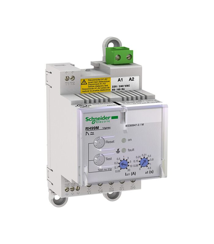 Relais de protection différentielle 30 mA-30 A RH99M