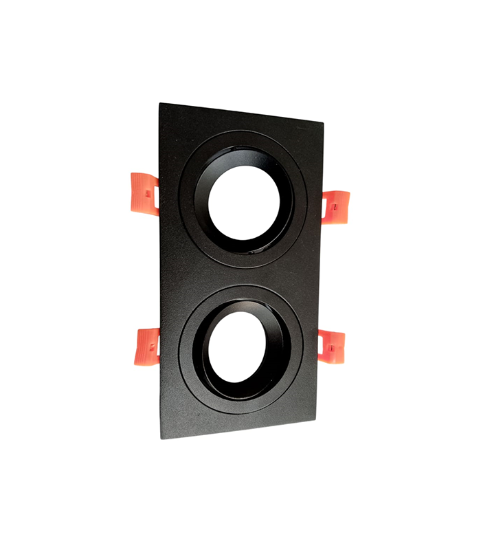 SPOT ORIENT CARRE BLANC 2*MR16 MEDLUX