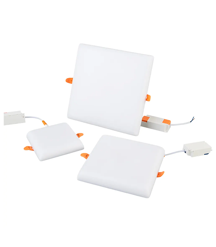 Spot LED encastré carré 3D 9-36W