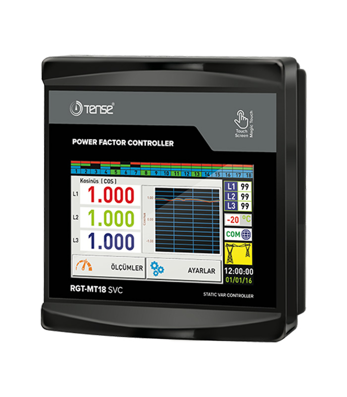 Varlogic 18 niveaux Contrôleur de facteur de puissance triphasé